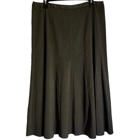 New Directions Fit & Flare Black and White Skirt - Picture 1 of 5